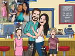 Load image into Gallery viewer, Bobs Burgers Family Portrait | Image Into Cartoon | I Toonify