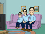Load image into Gallery viewer, Guy and Family
