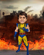 Load image into Gallery viewer, Custom Superheroes Portrait | Picture To Drawing | I Toonify