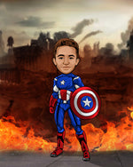 Load image into Gallery viewer, Custom Superheroes Portrait | Picture To Drawing | I Toonify