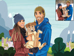 Load image into Gallery viewer, Image Into Cartoon | Disney Cartoon Family Portrait | I Toonify