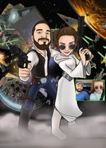 Load image into Gallery viewer, Star Cartoon Wars