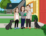 Load image into Gallery viewer, Cartoon Caricature From Photo | Family Guy's portrait | I Toonify