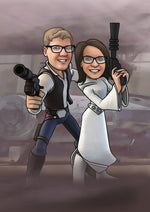 Load image into Gallery viewer, Star Cartoon Wars