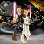Load image into Gallery viewer, Star Cartoon Wars