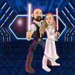 Load image into Gallery viewer, Star Cartoon Wars