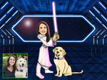 Load image into Gallery viewer, Custom Star Wars Family Portrait | Image Into Cartoon | I Toonify