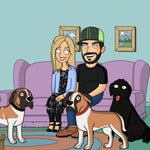 Load image into Gallery viewer, Cartoon Caricature From Photo | Family Guy's portrait | I Toonify