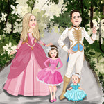 Load image into Gallery viewer, Disney-Style Fairy Tale Caricatures