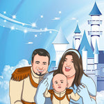 Load image into Gallery viewer, Disney-Style Fairy Tale Caricatures