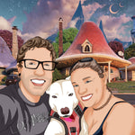 Load image into Gallery viewer, Image Into Cartoon | Disney Cartoon Family Portrait | I Toonify
