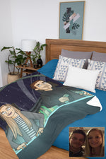 Load image into Gallery viewer, Fleece Blanket | Unique Fleece Blanket | I Toonify