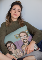 Load image into Gallery viewer, Cartoon Photo Pillow | Custom Photo Pillow | I Toonify