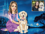 Load image into Gallery viewer, Image Into Cartoon | Disney Cartoon Family Portrait | I Toonify
