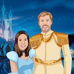 Load image into Gallery viewer, Disney-Style Fairy Tale Caricatures
