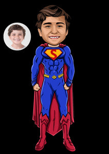 Custom Superheroes Portrait | Picture To Drawing | I Toonify