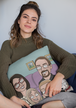 Load image into Gallery viewer, Cartoon Photo Pillow | Custom Photo Pillow | I Toonify
